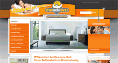 Desktop Screenshot of das-neue-bett.de